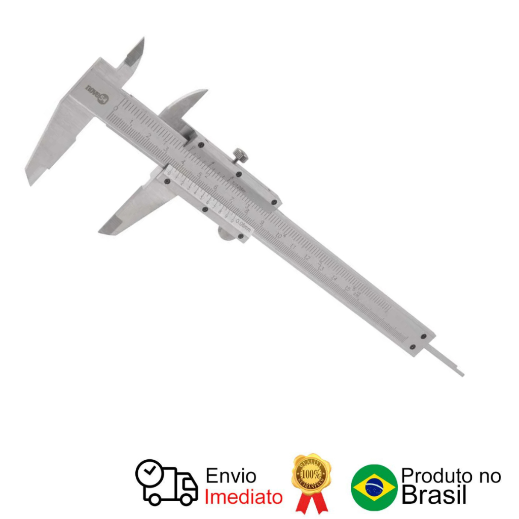 Paquímetro Universal Analógico 150mm Nove54 em Oferta na Shopee