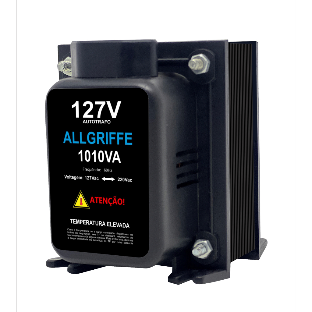 Auto Transformador Conversor 1010va Bivolt Voltagem Energia 110 Para 220v E 220 Para 110..