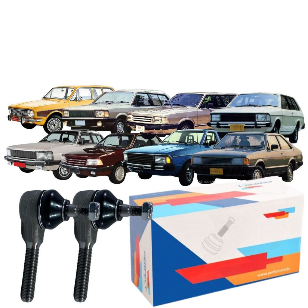 Par Terminal Direção Ford Pampa Belina Corcel Del Rey