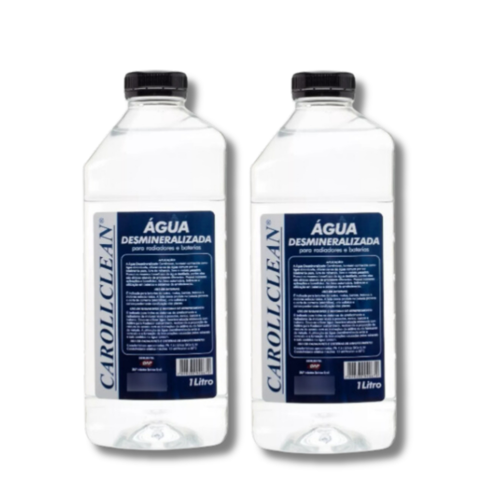 KIT DUAS ÁGUAS DESMINERALIZADAS.
