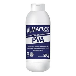 Cola Branca PVA Extra Universal 500g Flexível e Resistente Almaflex