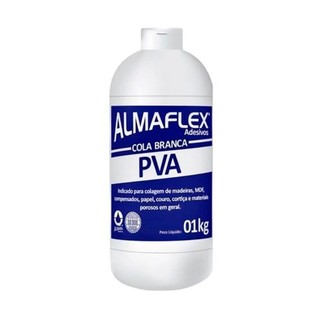Cola Branca PVA Extra Universal 1kg Flexível e Resistente Almaflex em Oferta na Shopee