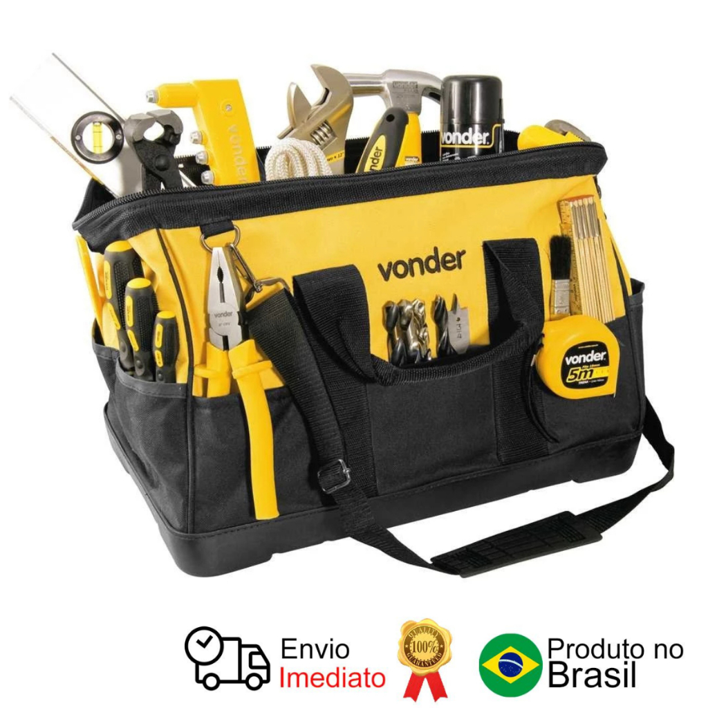 Bolsa Em Lona Para Ferramentas 43 X 24 X 30 Cm Vonder