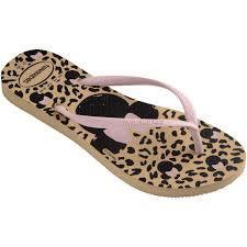 Chinelo Havaianas Slim Disney Minnie Dourado Feminino