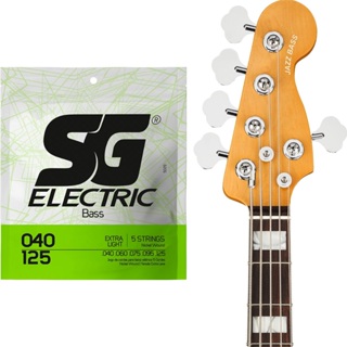 Encordoamento para Baixo 5 Cordas SG 0.040 0.125 Extra Light em Oferta na Shopee