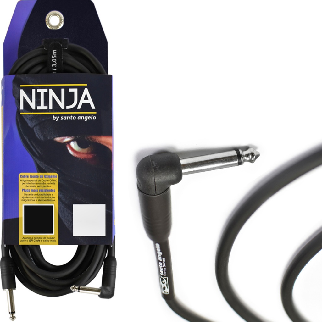 Cabo Santo Angelo Ninja P10 x P10L 3,05 Metros Mono 24407 em Oferta na Shopee