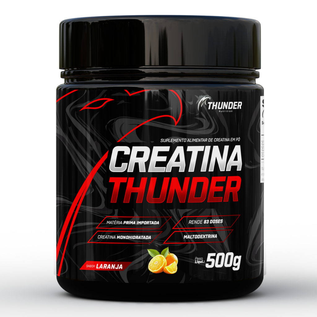 Creatine com Sabor - Pote 500g Thunder - Creatina Monohidratada