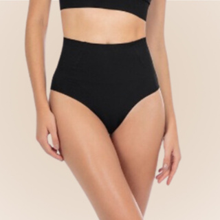 Calcinha Cintura Alta Plie Linha Control Skin Modela o Bumbum e Reduz Medidas Com Barbatana em Oferta na Shopee