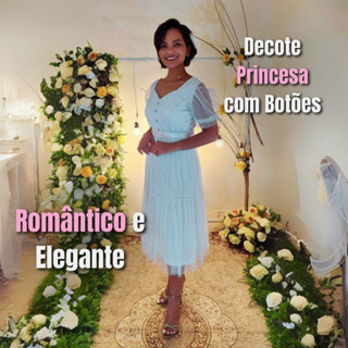 Vestido de Noiva Civil branco Shopee Brasil Dina em Oferta na Shopee