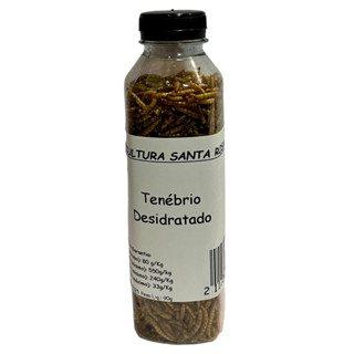 Tenébrio Desidratado Garrafa 90g em Oferta na Shopee
