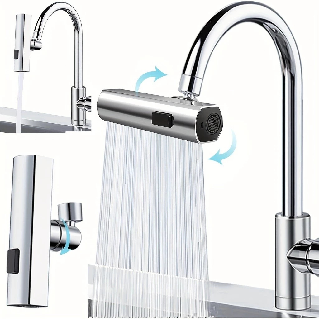 Adaptador Multifuncional Para Torneira Com Acessórios / Flexível de Cozinha / Potente e Du...