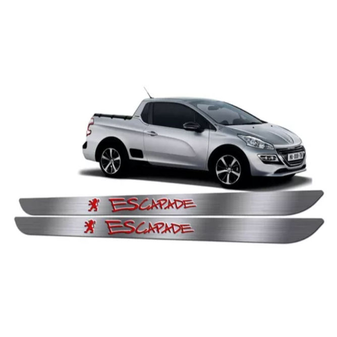 Soleira Peugeot Hoggar Escapade Aço Inox Puro