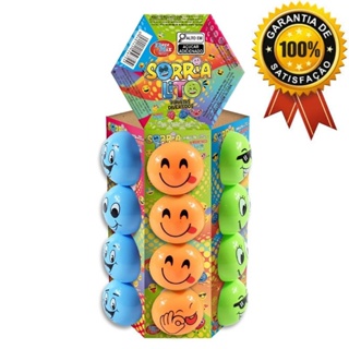 PIRULITO SORRIA LITO DISPLAY COM 24 UN. BLUEBERRY, MORANGO E MELANCIA - Doce mix candy em Oferta na Shopee