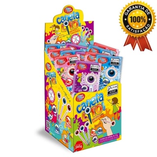 PIRULITO CANETA LITO OLHO 24UN X 10G em Oferta na Shopee