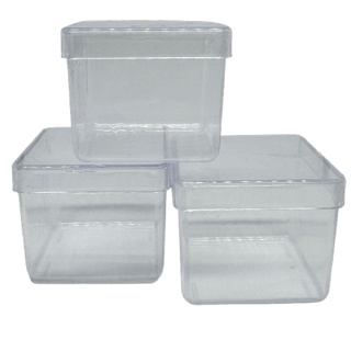 kit festa lembrancinha caixinha acrílica 5 x 5 com 10/20/30/40 e 50 unidades. em Oferta na Shopee