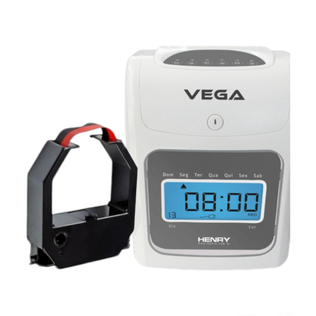 Kit 2 Fita De Impressão para Relogio de Ponto Henry Vega e Relógio Trix em Oferta na Shopee