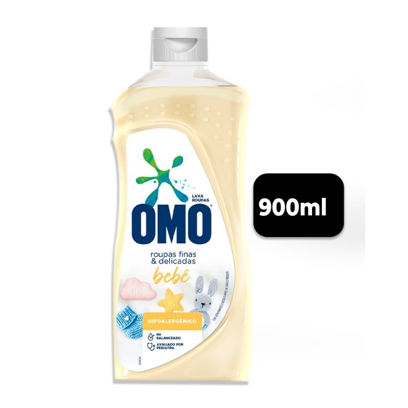 Sabão Líquido OMO para Roupas Finas Bebê