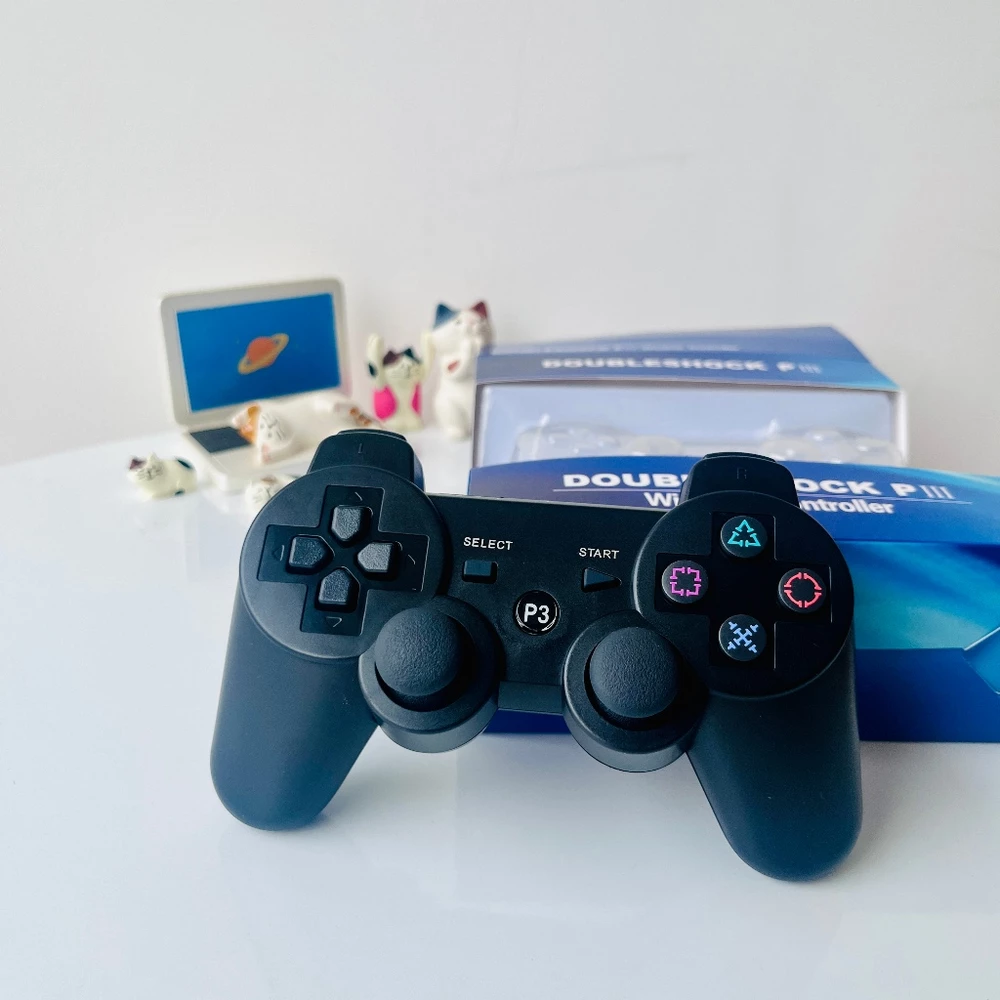 Controle Ps3 Joystick Wireless Sem Fio Com Cabo Recarregador