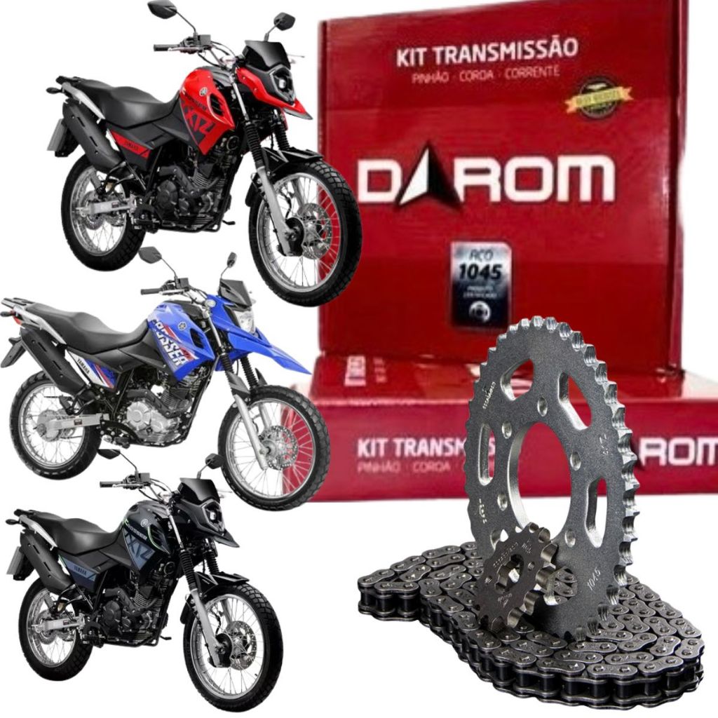 Kit Relação Crosser 150 2014 a 2025 Xtz 150 Transmissão Crosser 150 em Oferta na Shopee