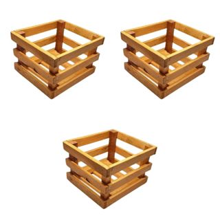 Kit 3 Cachepots 18x20 Jardim Vertical Horta em Oferta na Shopee