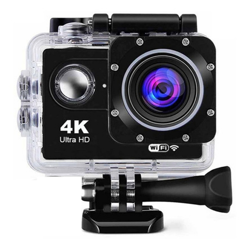 Câmera Filmadora Sport 4k Ultra Hd Wi-fi Capacete Pro Go Action A Prova DAgua 30 metros
