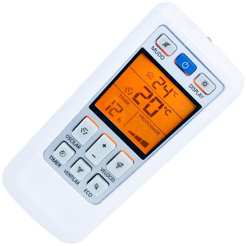 Controle Remoto Para Ar Electrolux Techno Inverter Vi22f - detalhe