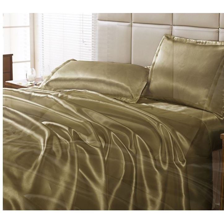 LENÇOL CETIM QUEEN 4 PEÇAS em Oferta na Shopee