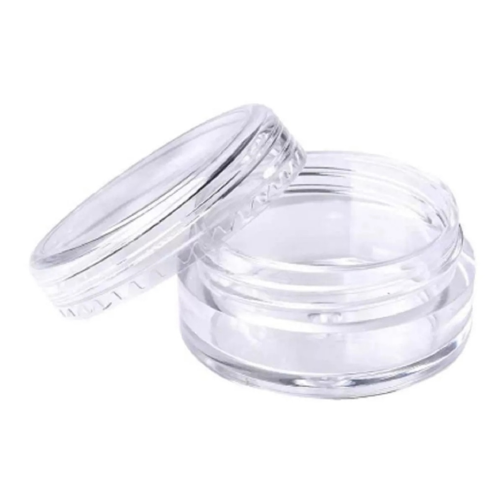 1x Potinho Vazio 1g Para Organização Glitter Strass Joia Nails Manicure
