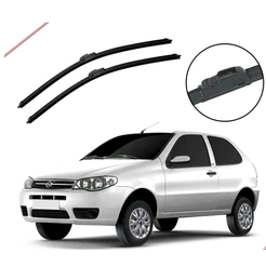Par Palheta Original Fiat Palio 1996 a 2011 Limpador Parabrisa Dianteiro Paleta