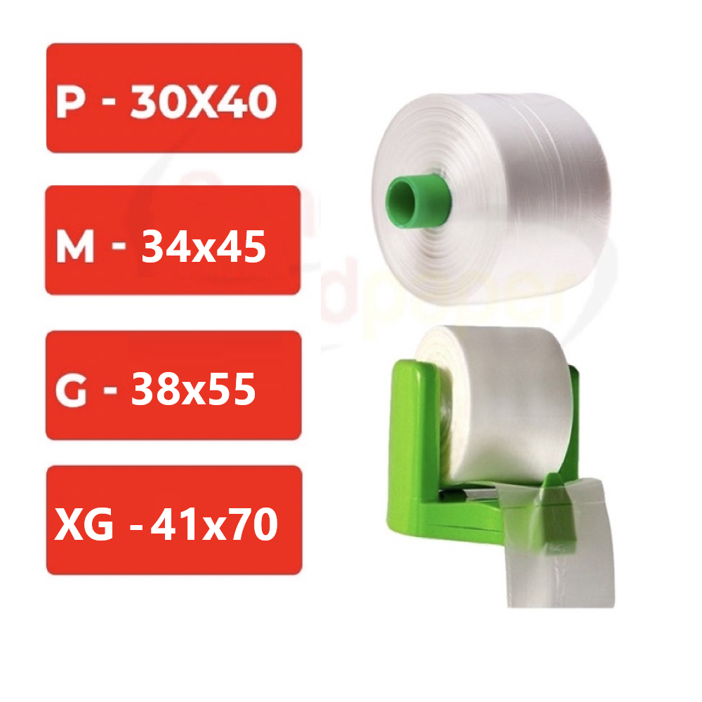 Bobina Picotada Fundo Estrela Varios Tamanhos Com 300 Sacos em Oferta na Shopee