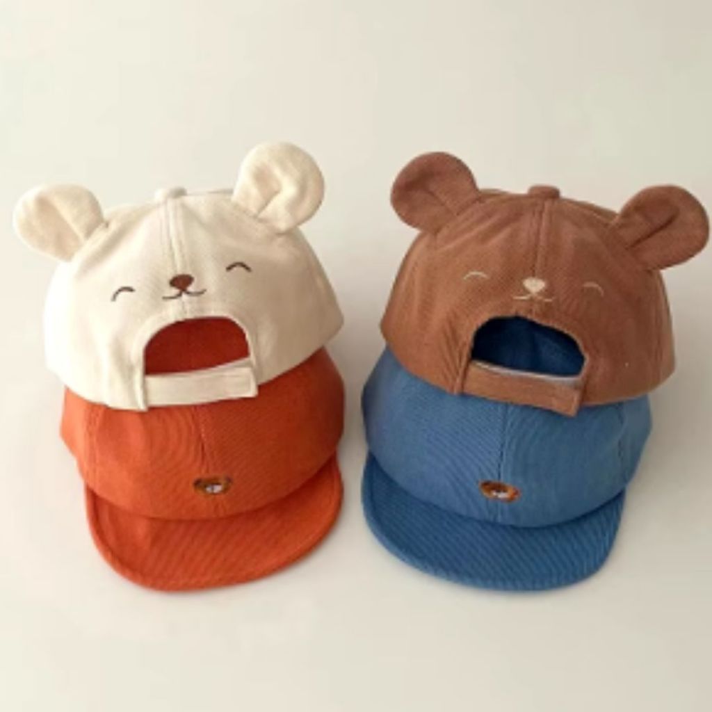 Boné Infantil Bebê Urso Primavera Verão em Oferta na Shopee