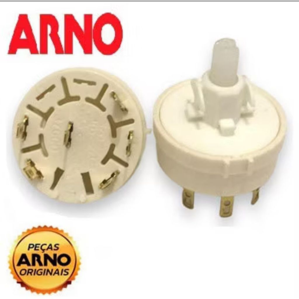 Interruptor chave de Velocidade Para Ventilador Arno Original 3 Velocidades em Oferta na Shopee