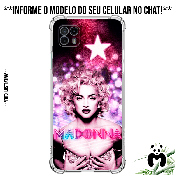 Capa Case Personalizada Musica Madonna Rainha do Pop Cantora Like a Virgin Hung Up Vogue