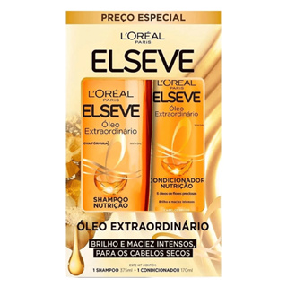 Kit Elseve Óleo Extraordinário Shampoo 375ml + Condicionador 170ml em Oferta na Shopee
