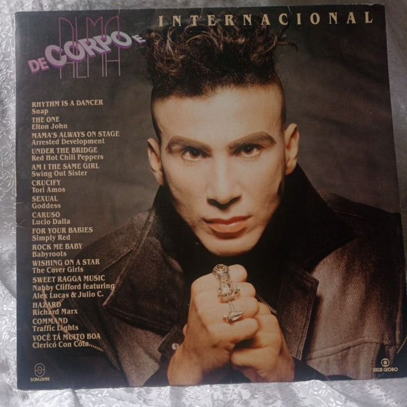 LP vinil de corpo e alma internacional 1992