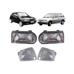 Kit Par Do Farol Gol Bola G2 Parati Bola G2 Saveiro Bola G2 1995 96 97 98 99 2000 + 2 Seta