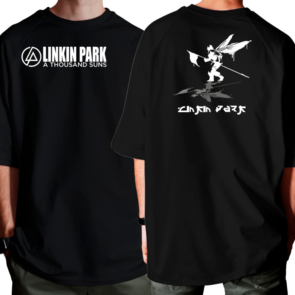 Camiseta Oversized Algodao Linkin Park Banda Rock Capa Album Hybrid Theory Unissex