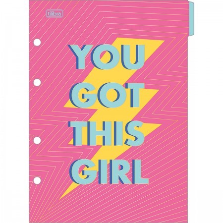 Conjunto com 6 Divisórias Metalizadas Colegial ( Fichário Médio) Be Nice Tilibra You got this em Oferta na Shopee