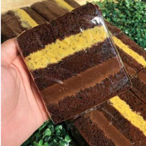 Embalagem slice cake Bala Baiana Brownie Alfajor Doces Folha Transparente Tipo Celofane Uso Geral PP