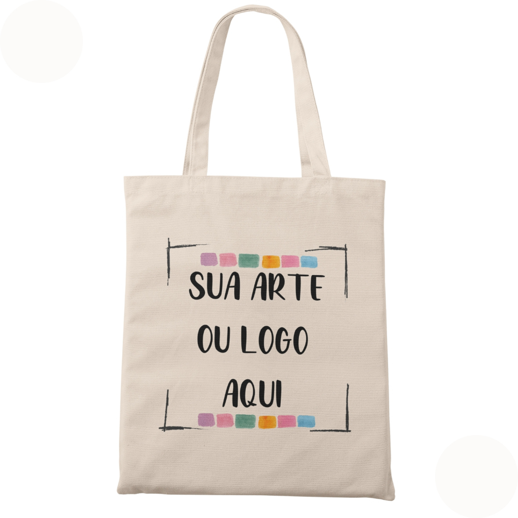 Bolsa Ecobag Promocional Personalizada Brim Leve Algodão Cru 30x35cm , 35x40cm e 40x45cm em Oferta na Shopee