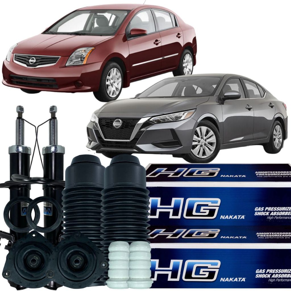 Kit Amortecedor Dianteiro Batente Coxim Sentra 2013 Á 2021 em Oferta na Shopee