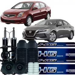 Kit Amortecedor Dianteiro Batente Coxim Sentra 2013 Á 2021