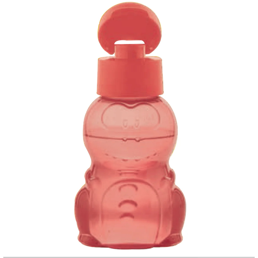 Garrafa Tupperware Eco Kids Dino 350ml Coral