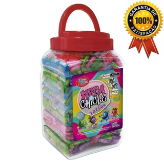 GOMA DE MASCAR MEGA CHICLETAO POTE C/ 100 UN × 4,5G - Doce mix candy em Oferta na Shopee