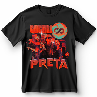 Camisa Calcinha Preta Antiga Formação Paulinha Abelha Camiseta de Banda 100% Algodão em Oferta na Shopee