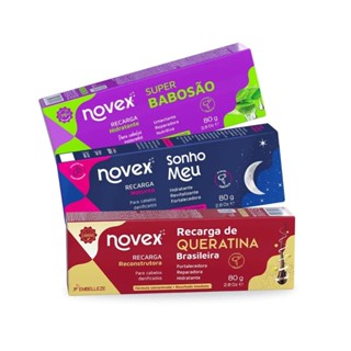 Kit Novex Recarga Cronograma Capilar em Oferta na Shopee