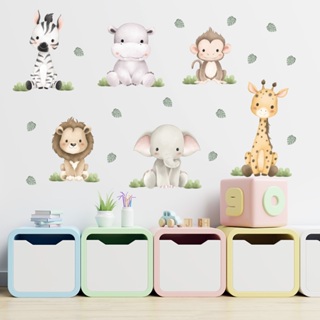 Adesivo de Parede Infantil Safari Animais Quarto Menino Menina - 421ir em Oferta na Shopee