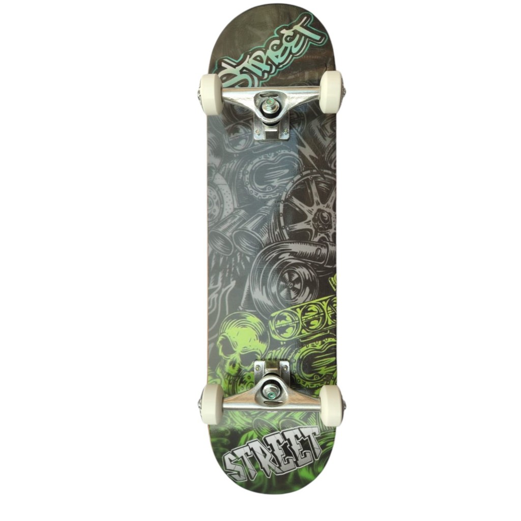 Skate Montado semi Profissional- estampa motor