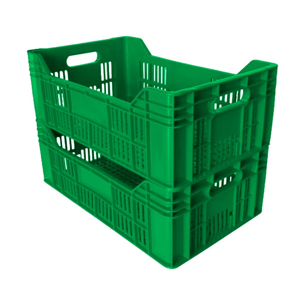 Kit 2 Caixa Bandeja Plástica Organizadora Hortifruti Resistente Casa Supermercados Lojas Comércios em Oferta na Shopee