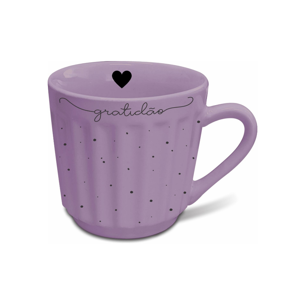 Caneca Canelada 150 ml Linha Xícara Porcelana Frases Inspiradoras Estampa Delicada Fofa Coleccionador Café Chá em Oferta na Shopee